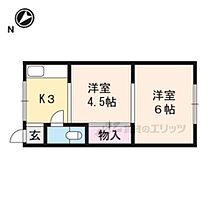 滋賀県守山市吉身１丁目（賃貸アパート2K・1階・26.49㎡） その2