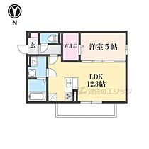 滋賀県栗東市目川（賃貸アパート1LDK・1階・42.79㎡） その2