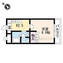 滋賀県大津市今堅田２丁目（賃貸マンション1K・2階・25.00㎡） その2