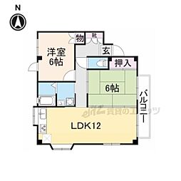 ウイル 2LDKの間取図画像