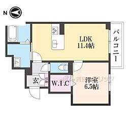 マリソルエム 1LDKの間取図画像