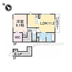 Amulette Nexia Court 1LDKの間取図画像