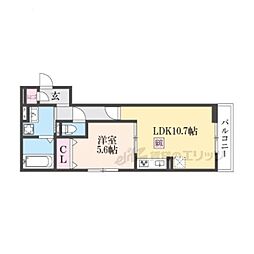 アルタ若竹ビュー 1LDKの間取図画像