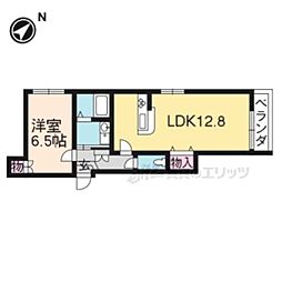 クレールフォレ 1LDKの間取図画像