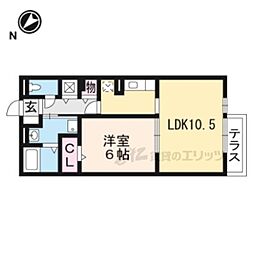 ポルト・グラン 1LDKの間取図画像
