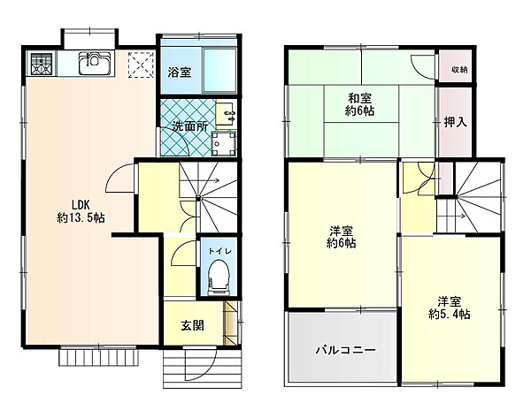 間取りを拡大表示