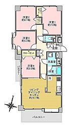 ファミール美香保公園 4LDKの間取図画像