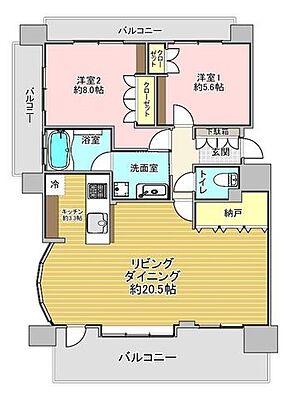間取り グランファーレ・アクアパークス 1階/-