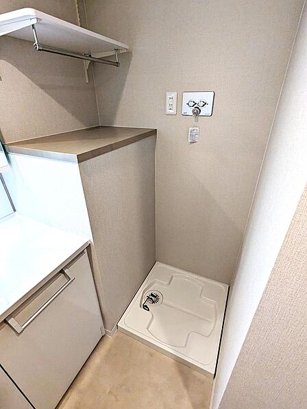 【洗濯機置き場】