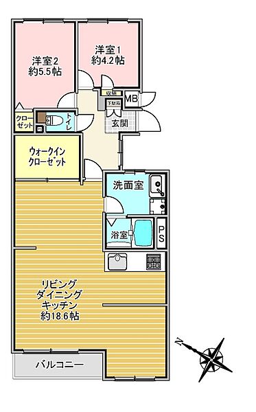 間取りを拡大表示