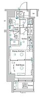 ラフィスタ中野本町 201 ｜ 東京都中野区本町５丁目39-9（賃貸マンション1DK・2階・25.51㎡） その2