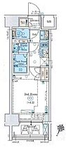 GENOVIA阪東橋IIskygarden 1105 ｜ 神奈川県横浜市南区万世町２丁目29-1（賃貸マンション1K・11階・21.44㎡） その2