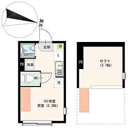 間取図画像 ワンルーム
