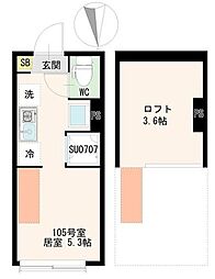 間取図画像 ワンルーム