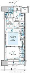 サンクレイドル川口並木 1DKの間取図画像