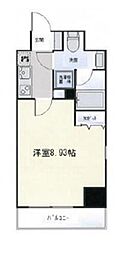 ウェンディ両国 1Kの間取図画像