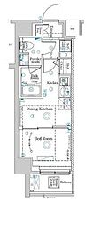 Raffistar中野本町 1DKの間取図画像