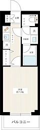 ARCOBALENOOSHIAGEEAST 1Kの間取図画像