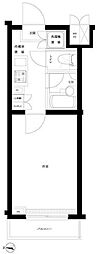 ルーブル早稲田六番館 1Kの間取図画像