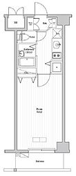 リガーレ浮間公園 1Kの間取図画像