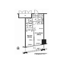 グランハイツ高田馬場 1DKの間取図画像