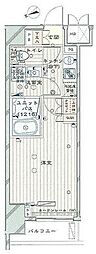 ルーブル板橋東新町壱番館 1Kの間取図画像