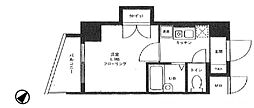 ステージファースト三宿 1Kの間取図画像
