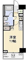 プロスペクト日本橋本町 ワンルームの間取図画像