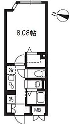 ELFARO中野新井薬師 1Kの間取図画像