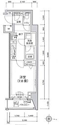 アイルルシェール錦糸町 1Kの間取図画像