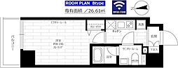 グランドコンシェルジュ池袋本町イースト 1Kの間取図画像