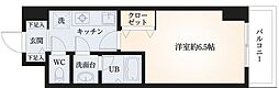 アイビーフラッツ台東 1Kの間取図画像