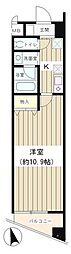 フレール南長崎 1Kの間取図画像