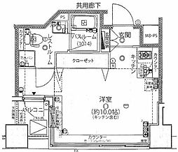 アイフォート千住曙町 ワンルームの間取図画像