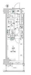 ジェノヴィア板橋WESTグリーンヴェール 1Kの間取図画像