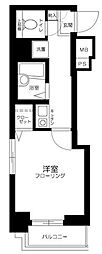 サンテミリオン渋谷道玄坂 1Kの間取図画像