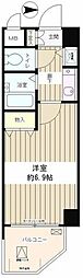 パークヒルズ落合 ワンルームの間取図画像