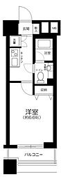 ファーストリアルタワー新宿 1Kの間取図画像