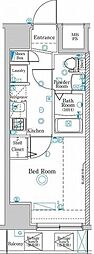 ラフィスタ川口 1Kの間取図画像