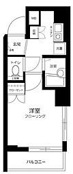 アクティブミレニアム中延 1Kの間取図画像