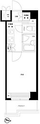 ルーブル都立家政弐番館 1Kの間取図画像