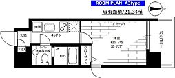 ステージグランデ新高円寺 1Kの間取図画像