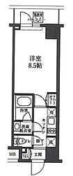 S-RESIDENCE清澄白河 1Kの間取図画像