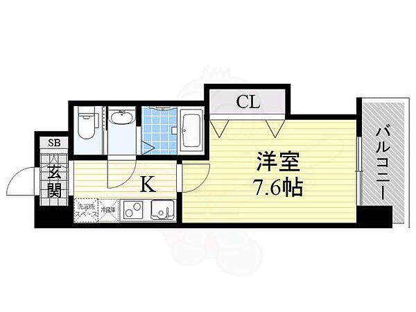 大阪府東大阪市長堂２丁目(賃貸マンション1K・3階・25.20㎡)の写真 その2