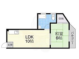 大阪府大阪市東成区大今里南１丁目（賃貸マンション1LDK・2階・32.00㎡） その2