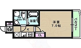 SERENiTE上町台 北館  ｜ 大阪府大阪市中央区上汐１丁目（賃貸マンション1K・5階・21.26㎡） その2