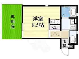 大阪府大阪市天王寺区東上町（賃貸マンション1R・1階・25.53㎡） その2