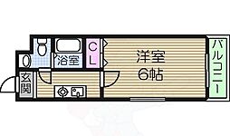 レ・コンフォルト 1Kの間取図画像