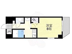 M'プラザ高井田 1Kの間取図画像