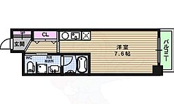 FUEGENKI玉造 ワンルームの間取図画像